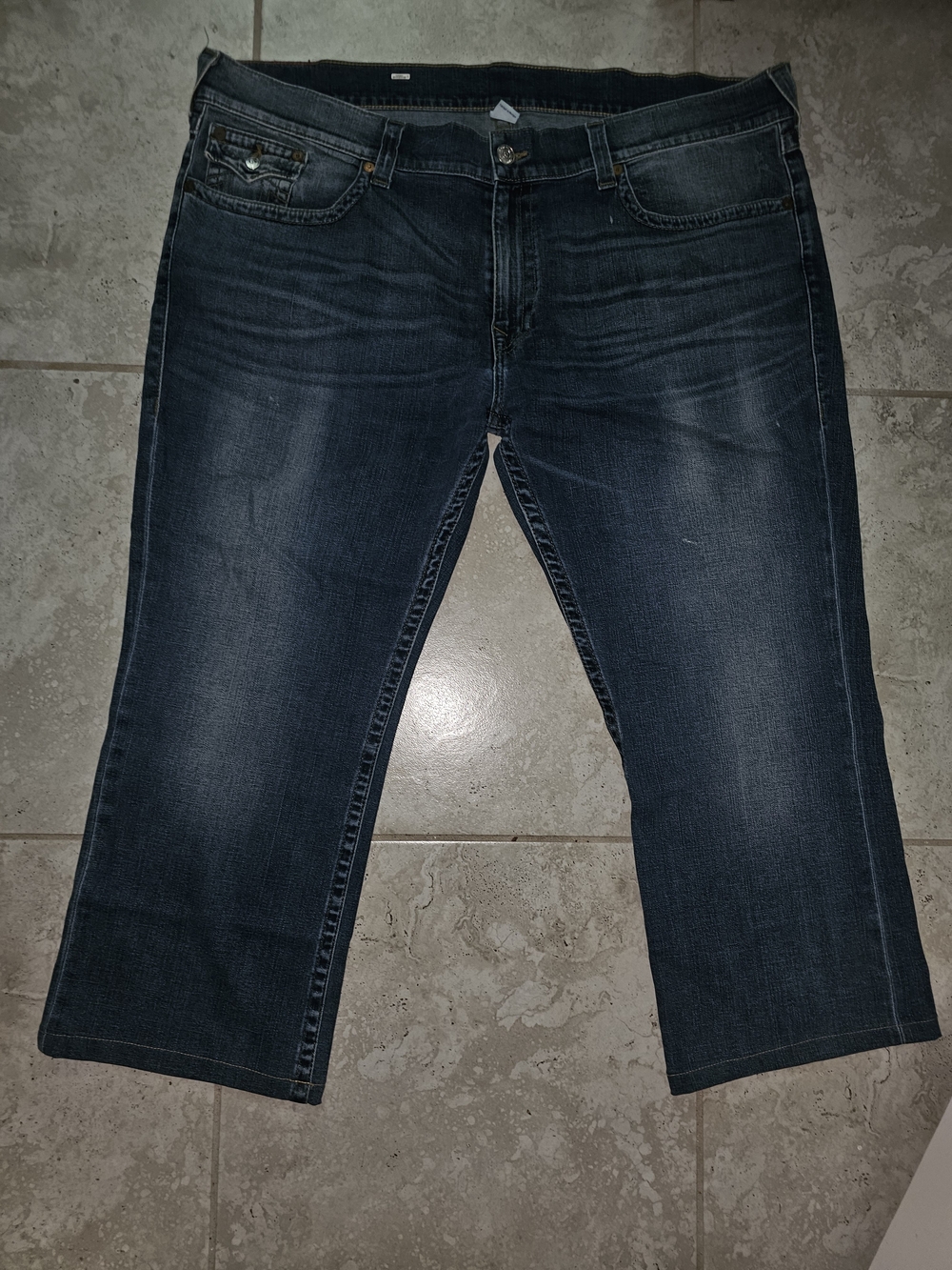 Men's Dark Blue Stretch Denim Jeans